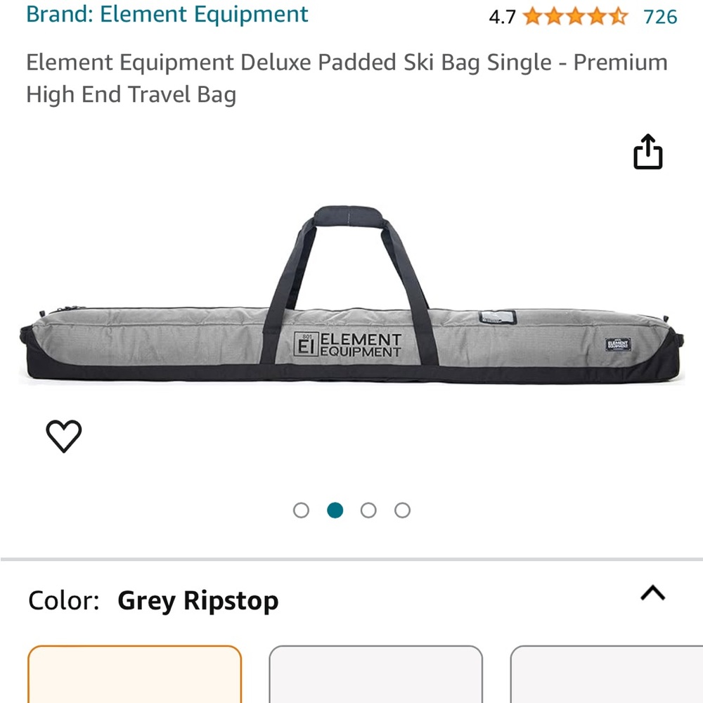 Ski snowboard padded travel bag